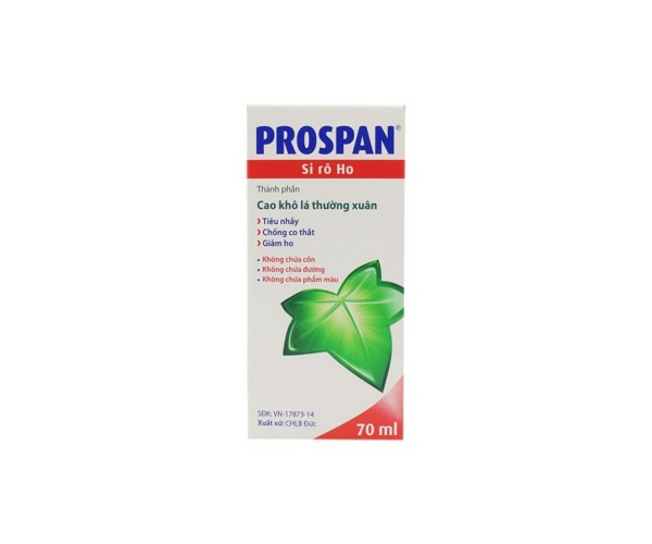 Thuốc trị ho, viêm họng  Prospan Cough Syrup (70ml)